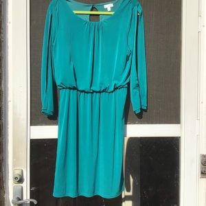 Mini Dress with Slits in Sleeves